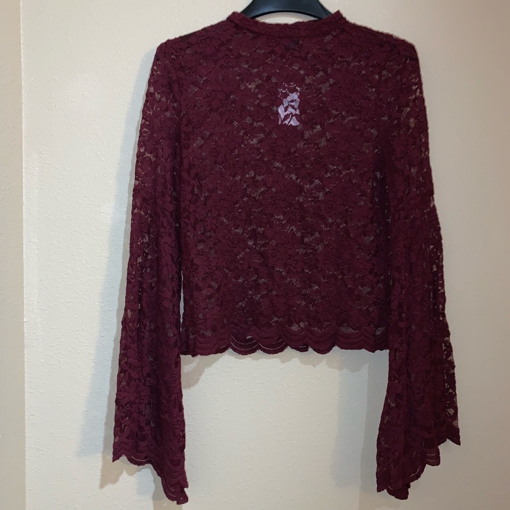 Rue21 See-Through Lace Top